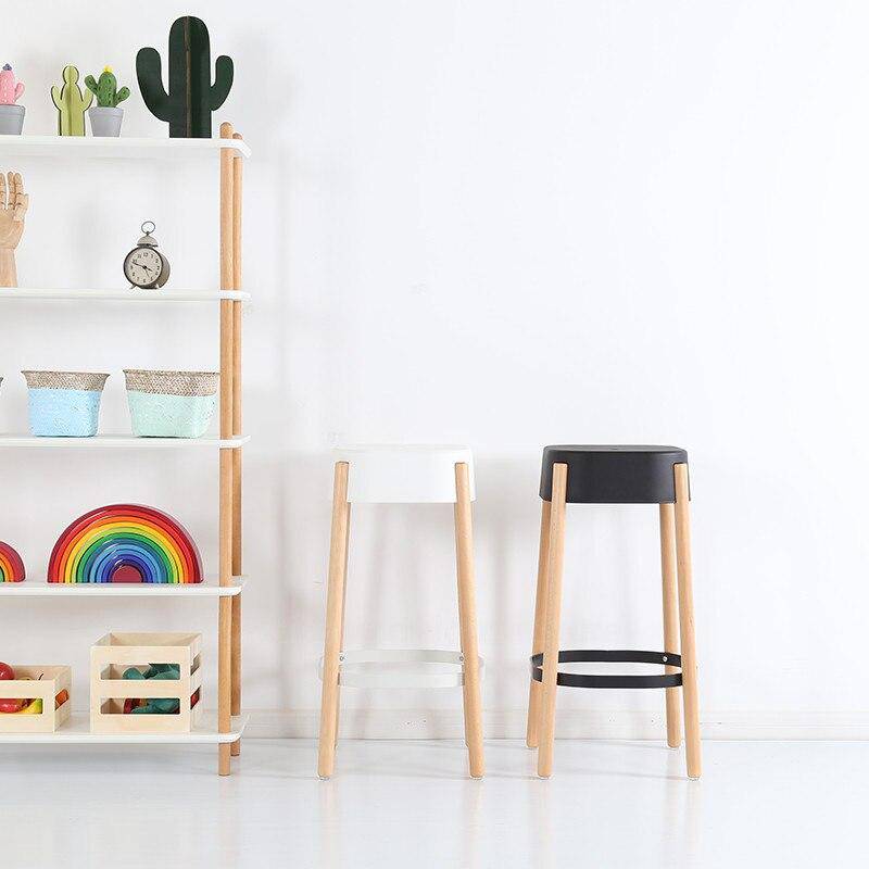 Tabouret de bar scandinave Maguy en bois et métal | Marco Lucetti
