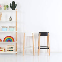 Tabouret de bar scandinave Maguy en bois et métal | Marco Lucetti