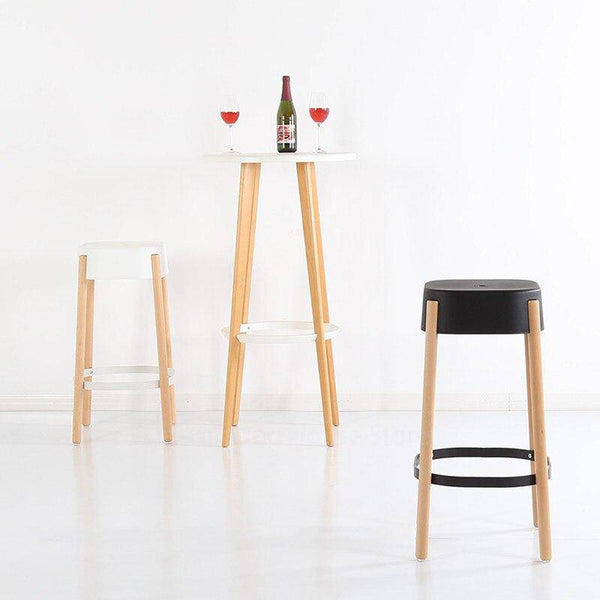 Tabouret de bar scandinave Maguy en bois et métal | Marco Lucetti