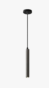 Suspension Terrazzo Bar Ciment Minimaliste - Lampe À Tête Unique Style Industriel