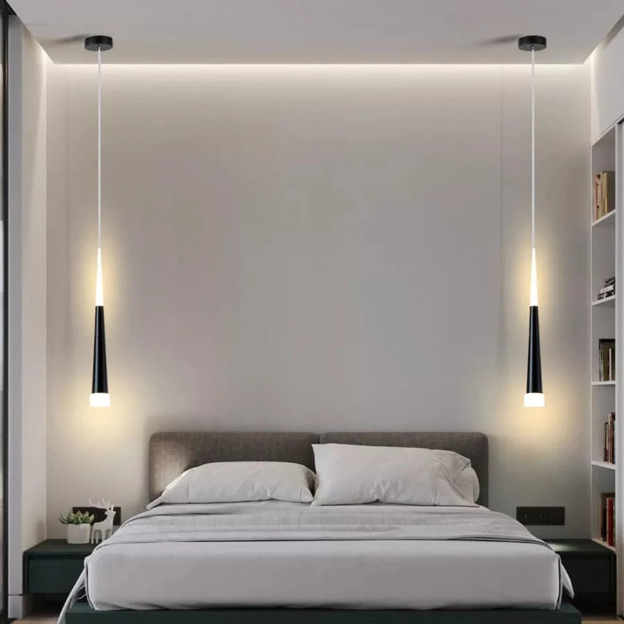 Thrisdar 7W - Long Tube suspension LED lumière pour chambre, chevet, boutique, Bar, café, salle à manger et cuisine | Marco Lucetti