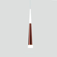 Thrisdar 7W - Long Tube suspension LED lumière pour chambre, chevet, boutique, Bar, café, salle à manger et cuisine | Marco Lucetti Corps de café / Blanc chaud 3000K