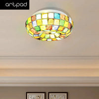 Tiffany Bohemian Colorful LED Ceiling Light by Artpad | Marco Lucetti 26,4 cm