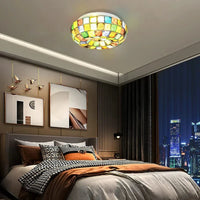 Tiffany Bohemian Colorful LED Ceiling Light by Artpad | Marco Lucetti 26,4 cm