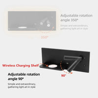 Tokili - Applique murale LED Smart avec chargeur USB et sans fil | Marco Lucetti