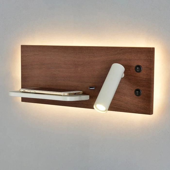 Tokili - Applique murale LED Smart avec chargeur USB et sans fil | Marco Lucetti