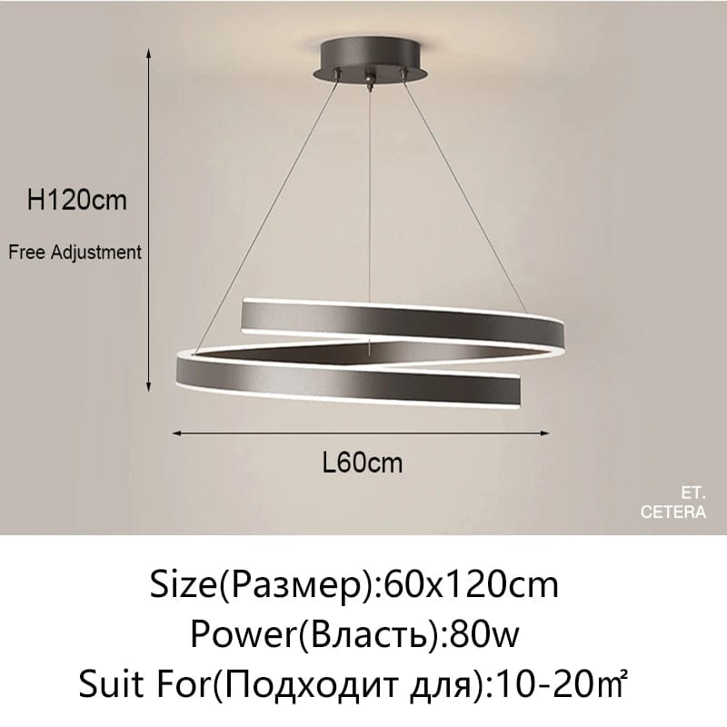 TONDI Lustre Simple Noir/Blanc pour Salon Salle à Manger Cuisine - Design Élégant et Polyvalent | Marco Lucetti