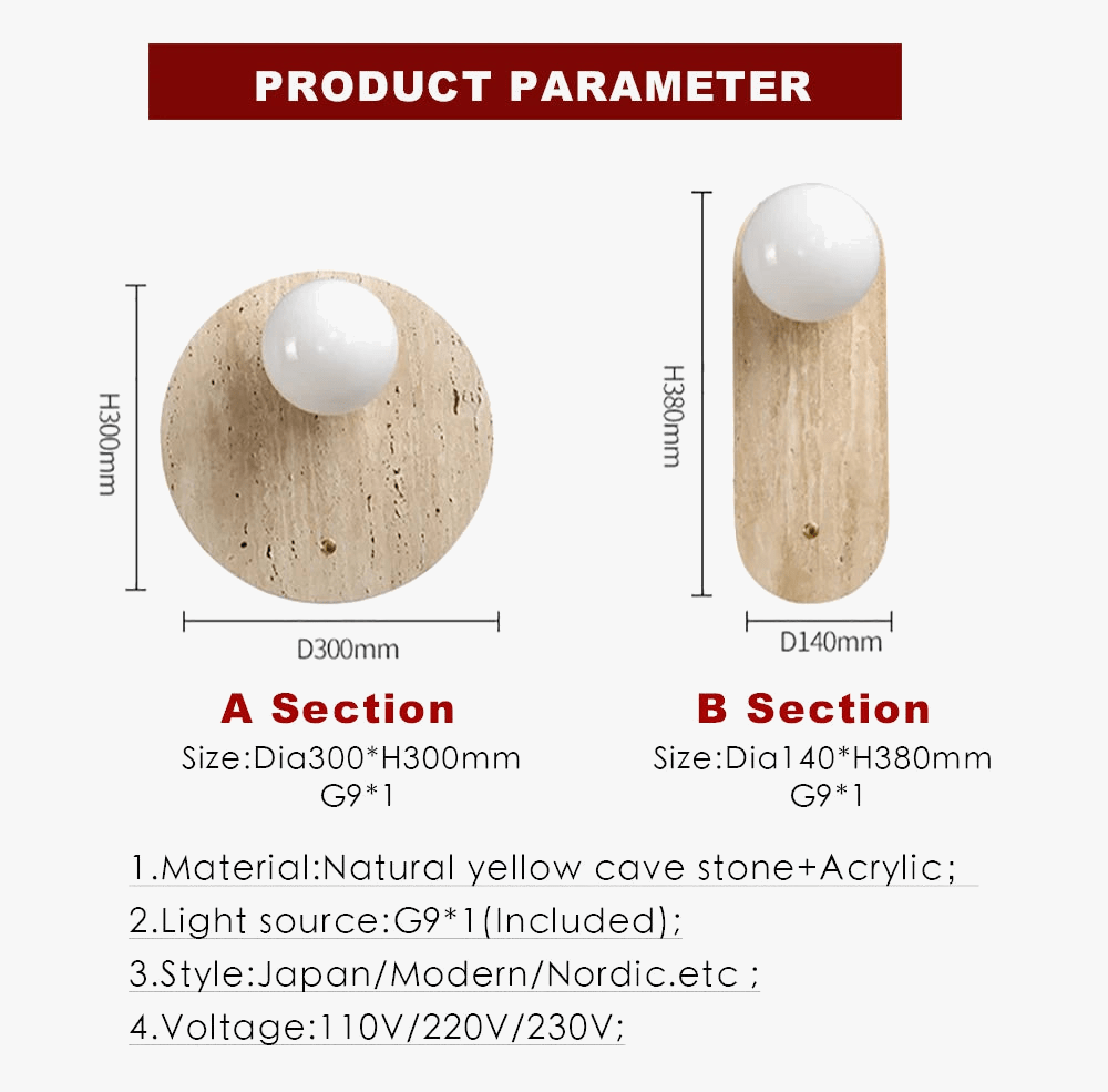 Travertin Beige Lumineux: Cercle de Décoration | Marco Lucetti