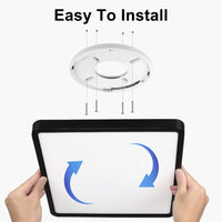 Tuya Smart LED Plafonnier - Contrôle vocal avec Alexa et Google - Éclairage pour Salon et Chambre | Marco Lucetti