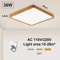 Tuya Smart LED Plafonnier - Contrôle vocal avec Alexa et Google - Éclairage pour Salon et Chambre | Marco Lucetti WG-Switch-36W