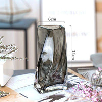 Urna - Vase en verre design Geo | Marco Lucetti Gris / S
