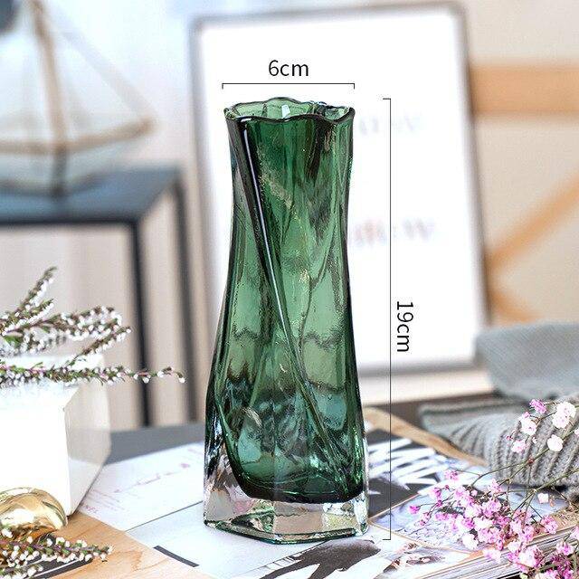 Urna - Vase en verre design Geo | Marco Lucetti Vert / L