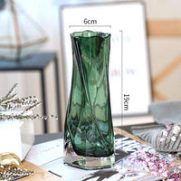 Urna - Vase en verre design Geo | Marco Lucetti Vert / L