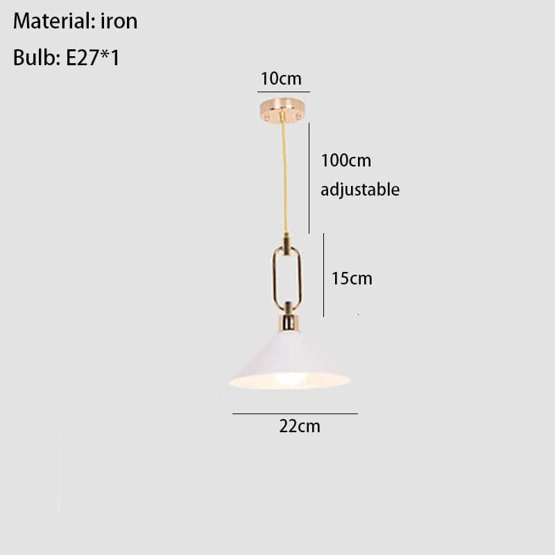 Vantage - Lampe Suspendue Métallique Réglable en Hauteur | Marco Lucetti 1 lumière blanche / 43 000K