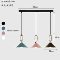 Vantage - Lampe Suspendue Métallique Réglable en Hauteur | Marco Lucetti 3 lumières 1 / 5000K