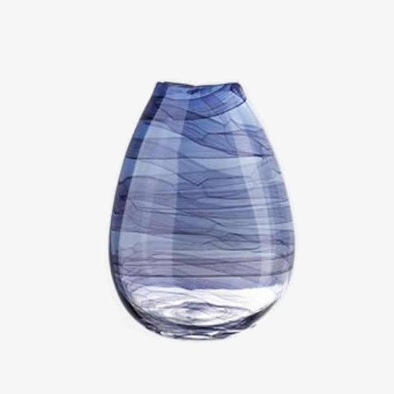 Vase design Violet en verre - Abstraction Chic | Marco Lucetti