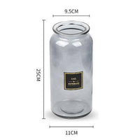 Vase en verre Lao Circle | Marco Lucetti A / Gris