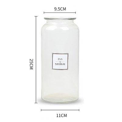 Vase en verre Lao Circle | Marco Lucetti A / Transparent