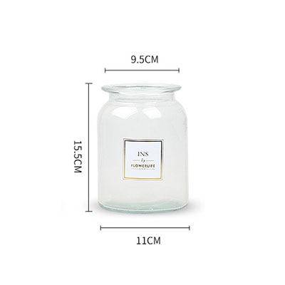 Vase en verre Lao Circle | Marco Lucetti C / Transparent