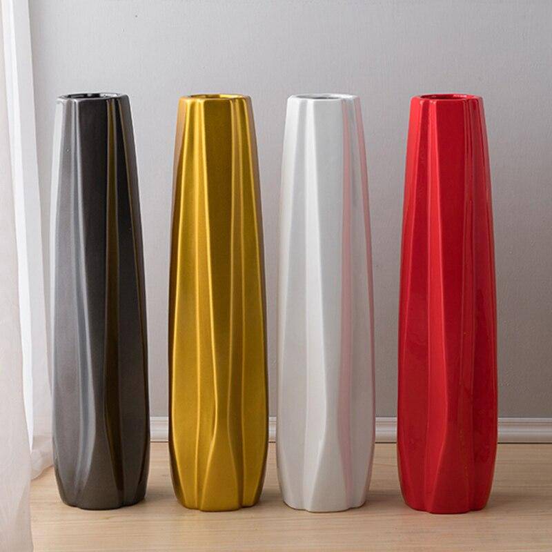 Vase géométrique en céramique colorée | Marco Lucetti