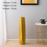 Vase géométrique en céramique colorée | Marco Lucetti Doré