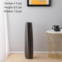 Vase géométrique en céramique colorée | Marco Lucetti Noir