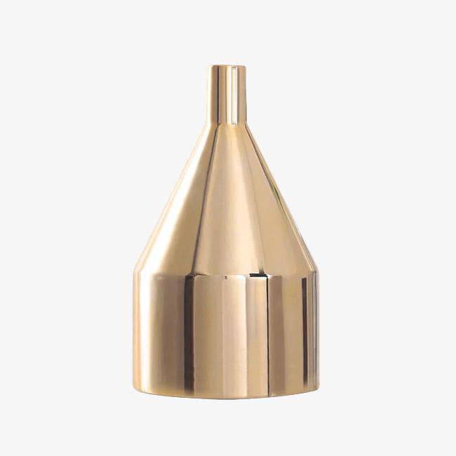 Vase Mory A en céramique dorée | Marco Lucetti