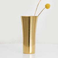 Vase Steel Gold Chromé | Marco Lucetti