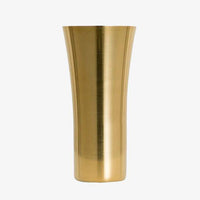 Vase Steel Gold Chromé | Marco Lucetti Doré