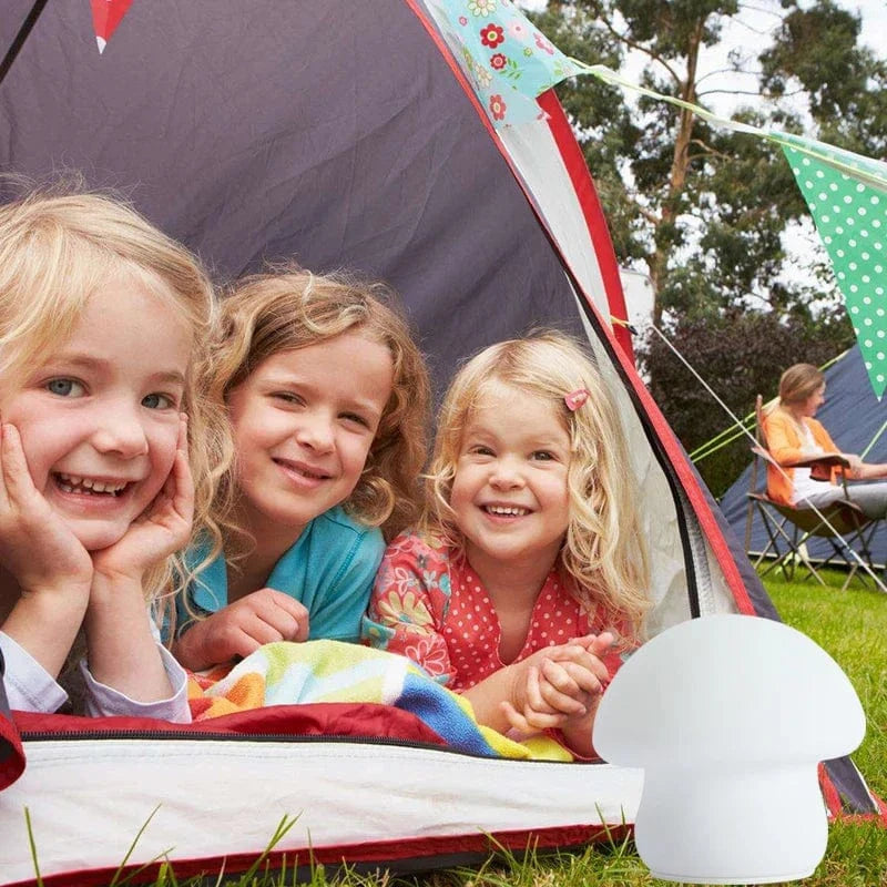 Veilleuse Champignon LED - Capteur Tactile, Batterie Rechargeable - Décoration Chambre Enfant - Cadeau de Noël | Marco Lucetti