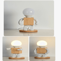 Veilleuse Enfant LED en Bois Blanc Moderne | Marco Lucetti