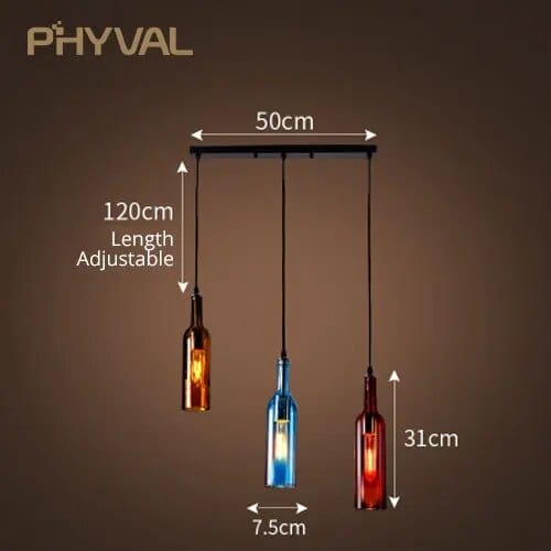 Veilleuse LED Déco Noël pour Bouteille de Vin | Marco Lucetti Base de barre à 3 têtes