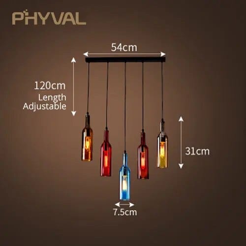 Veilleuse LED Déco Noël pour Bouteille de Vin | Marco Lucetti Base de barre à 5 têtes