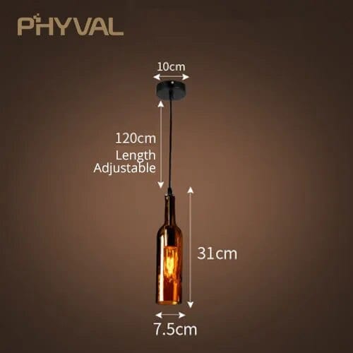 Veilleuse LED Déco Noël pour Bouteille de Vin | Marco Lucetti Marron sans ampoule