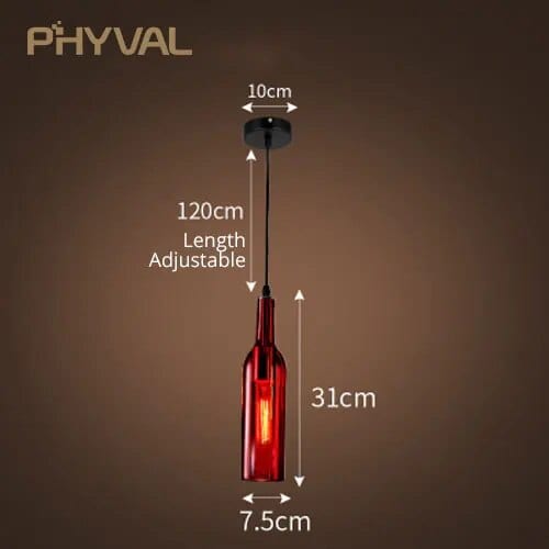 Veilleuse LED Déco Noël pour Bouteille de Vin | Marco Lucetti Rouge sans ampoule