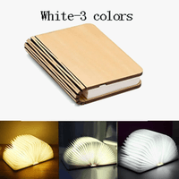 Veilleuse LED Pliante 3D Créative RGB - Recharge USB en Bois - Lampe de Table pour Chambre d'Enfant | Marco Lucetti