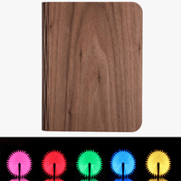 Veilleuse Livre LED 3D Creative en Bois Portable - Rechargeable USB - Lampe de Table Magnétique - Décoration Maison - 5 Couleurs | Marco Lucetti