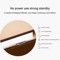 Veilleuse Livre LED 3D Creative en Bois Portable - Rechargeable USB - Lampe de Table Magnétique - Décoration Maison - 5 Couleurs | Marco Lucetti