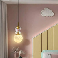 Veilleuse lunaire LED astronautique pour chambre d'enfant - Design moderne | Marco Lucetti