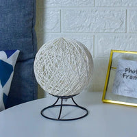 Veilleuse Lune LED en Bois et Rotin - Ambiance Chaleureuse | Marco Lucetti