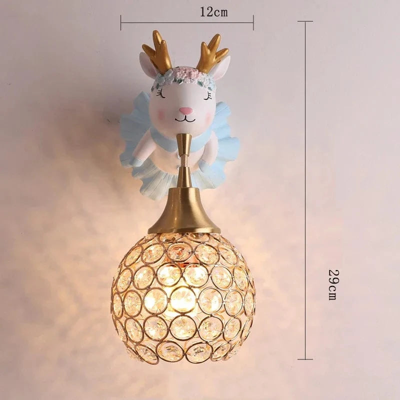 Veilleuse Murale Animal pour Bébé | Marco Lucetti Cerf 1 / Lumière chaude