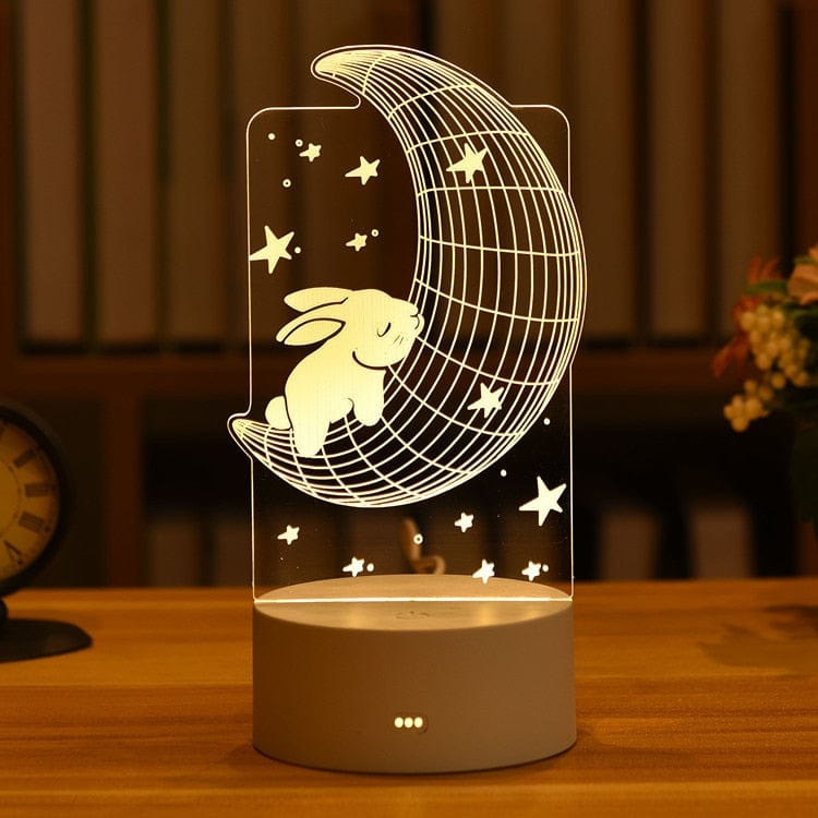 Veilleuse Ronde Enfant - Lampe de chevet Oh, oui ! | Marco Lucetti Lapin