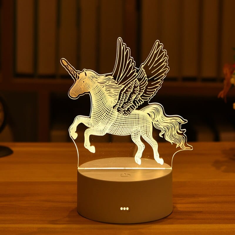 Veilleuse Ronde Enfant - Lampe de chevet Oh, oui ! | Marco Lucetti Licorne