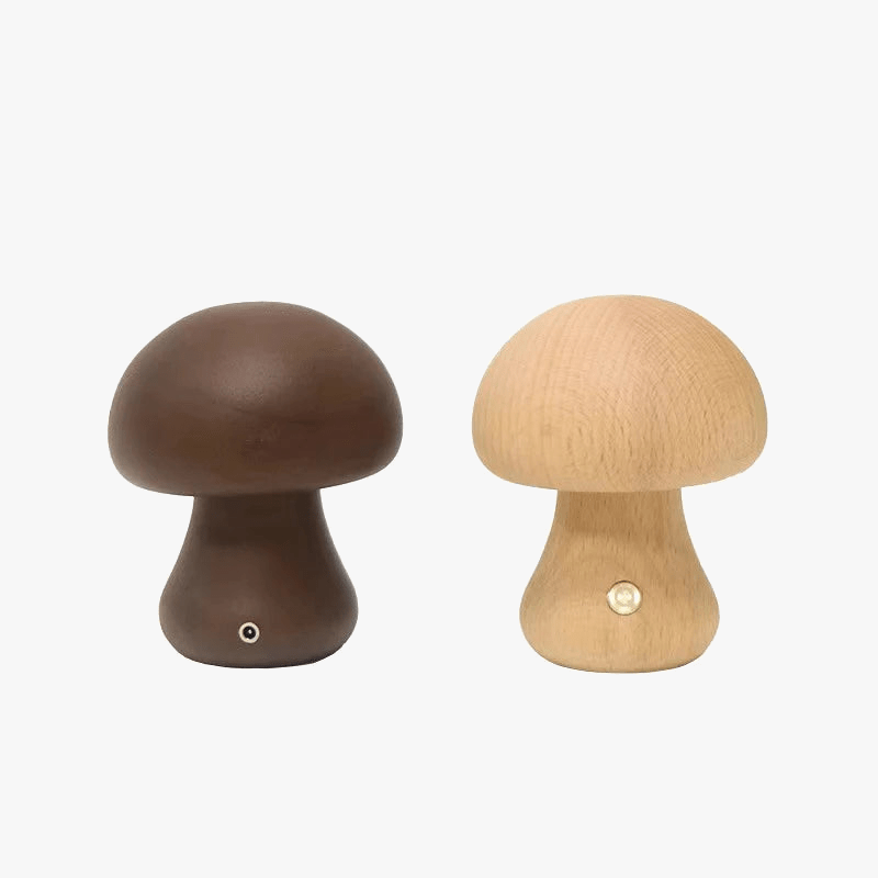 Veilleuse Tactile Champignon en Bois - Éclairage LED | Marco Lucetti