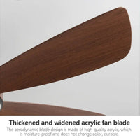 Ventilateur de plafond bas moderne avec lumière LED et télécommande DC - Élégance Lumineuse | Marco Lucetti