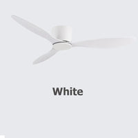 Ventilateur de plafond DC moderne | Marco Lucetti Blanc sans lumière / 42 pouces