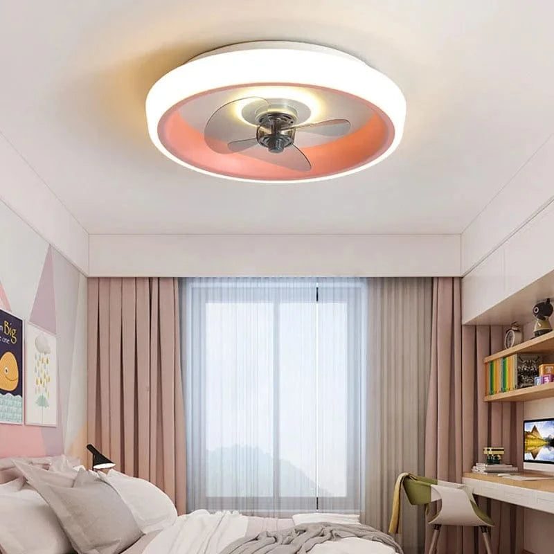 Ventilateur De Plafond Design 50CM pour Chambre et Salon - Ventilateur Silencieux avec Éclairage LED | Marco Lucetti