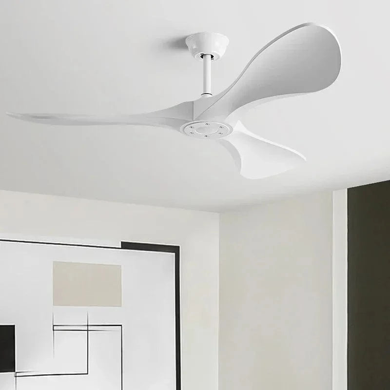Ventilateur de plafond design à trois pales avec éclairage intégré et commande à distance | Marco Lucetti