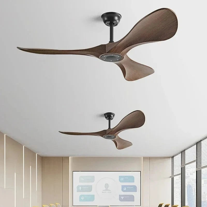 Ventilateur de plafond design à trois pales avec éclairage intégré et commande à distance | Marco Lucetti
