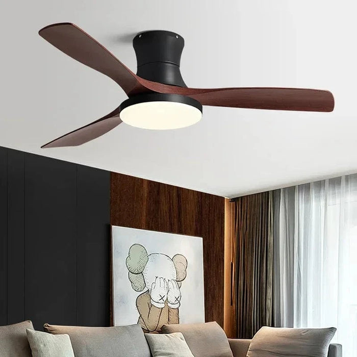 Ventilateur de plafond élégant avec lumière LED et contrôle électrique | Marco Lucetti